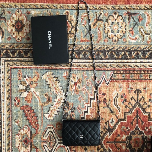 SOLD***Chanel Classic WOC Wallet on Chain Flap Bag - Picture 7 of 12